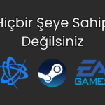 Battle-net, Steam ve Ea Games logosu