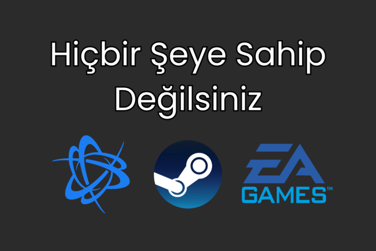 Battle-net, Steam ve Ea Games logosu