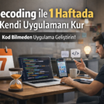 Vibecoding ile 7 günde kod bilmeden app geliştirme süreci