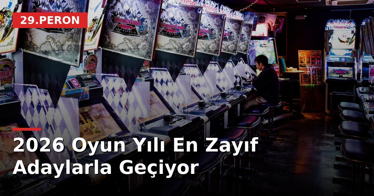 2026 Oyun Yılı En Zayıf Adaylarla Geçiyor
