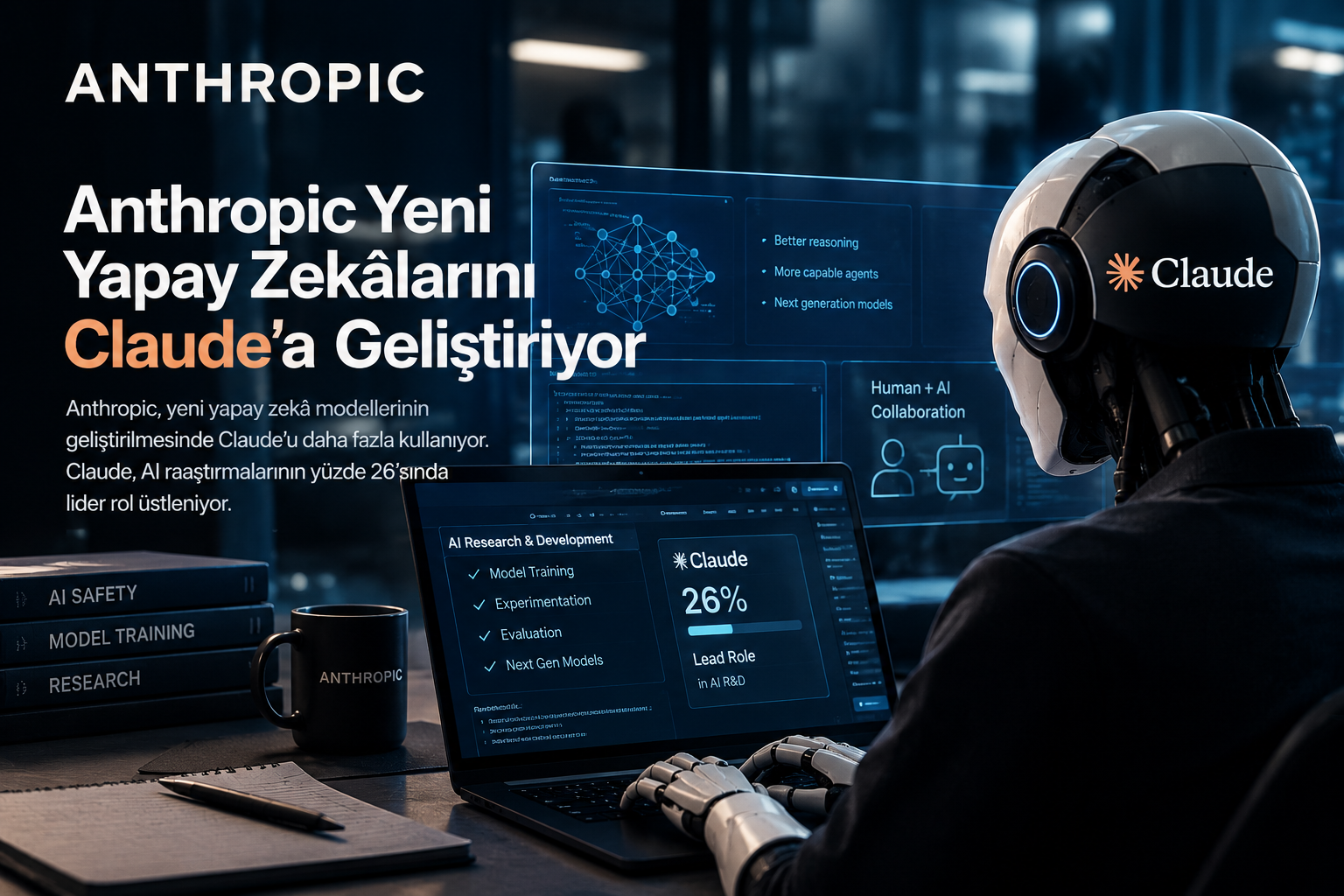 Anthropic yeni yapay zeka modellerini Claude ile geliştiriyor