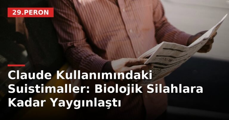 Claude Kullanımındaki Suistimaller: Biolojik Silahlara Kadar Yaygınlaştı