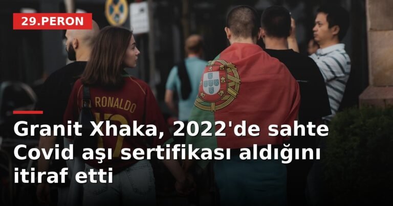 Granit Xhaka, 2022'de sahte Covid aşı sertifikası aldığını itiraf etti