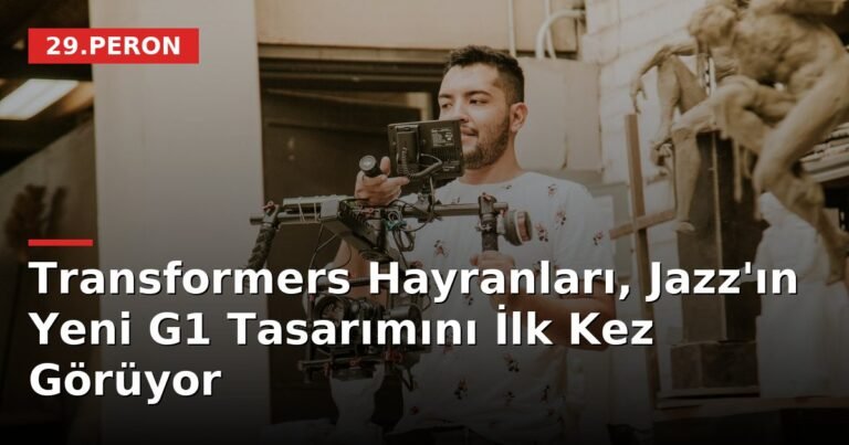 Transformers Hayranları, Jazz'ın Yeni G1 Tasarımını İlk Kez Görüyor