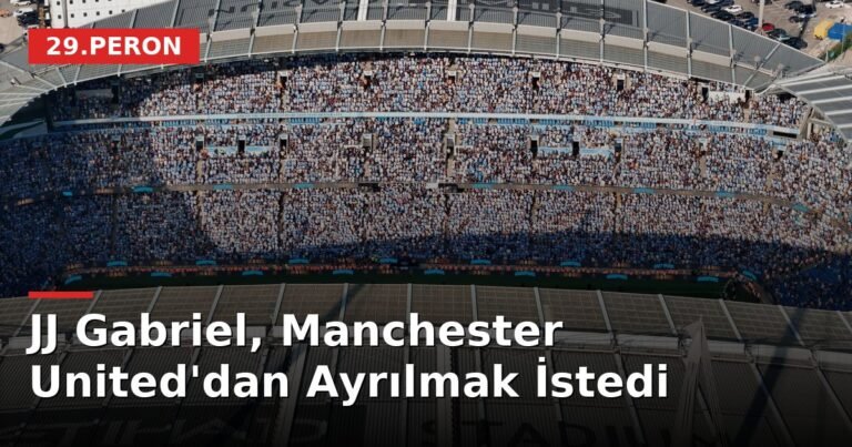 JJ Gabriel, Manchester United'dan Ayrılmak İstedi