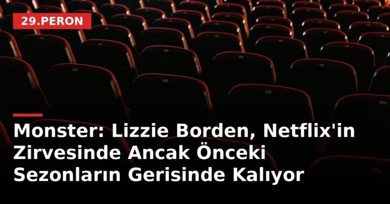 Monster: Lizzie Borden, Netflix'in Zirvesinde Ancak Önceki Sezonların Gerisinde Kalıyor