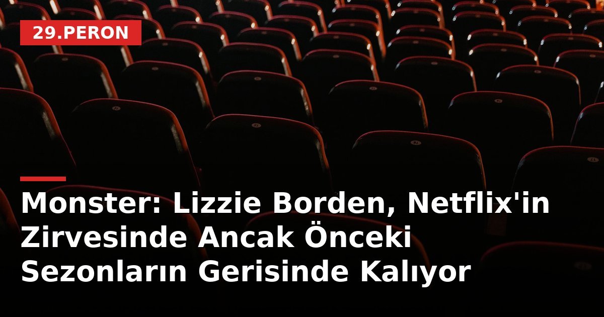 Monster: Lizzie Borden, Netflix'in Zirvesinde Ancak Önceki Sezonların Gerisinde Kalıyor