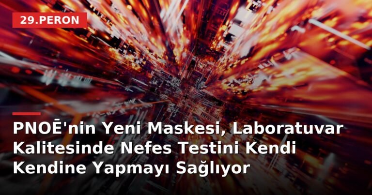 PNOĒ'nin Yeni Maskesi, Laboratuvar Kalitesinde Nefes Testini Kendi Kendine Yapmayı Sağlıyor