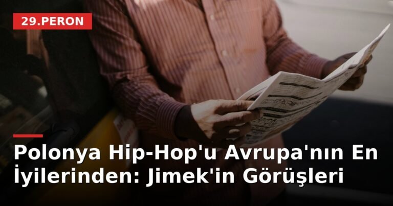 Polonya Hip-Hop'u Avrupa'nın En İyilerinden: Jimek'in Görüşleri