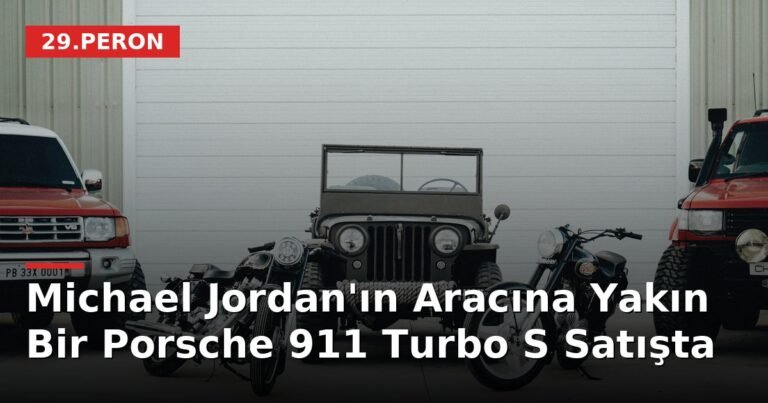 Michael Jordan'ın Aracına Yakın Bir Porsche 911 Turbo S Satışta