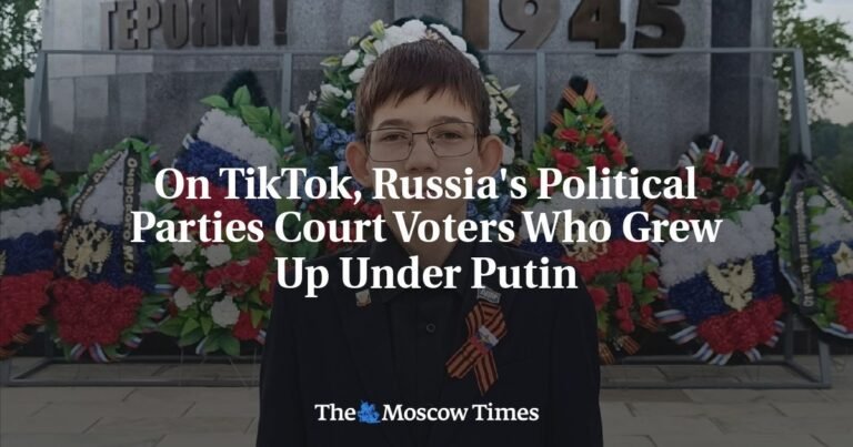 Rusya'nın Siyasi Partileri, Putin Döneminde Büyüyen Seçmenleri TikTok'ta Etkilemeye Çalışıyor