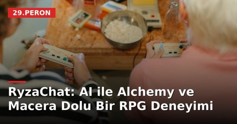 RyzaChat: AI ile Alchemy ve Macera Dolu Bir RPG Deneyimi
