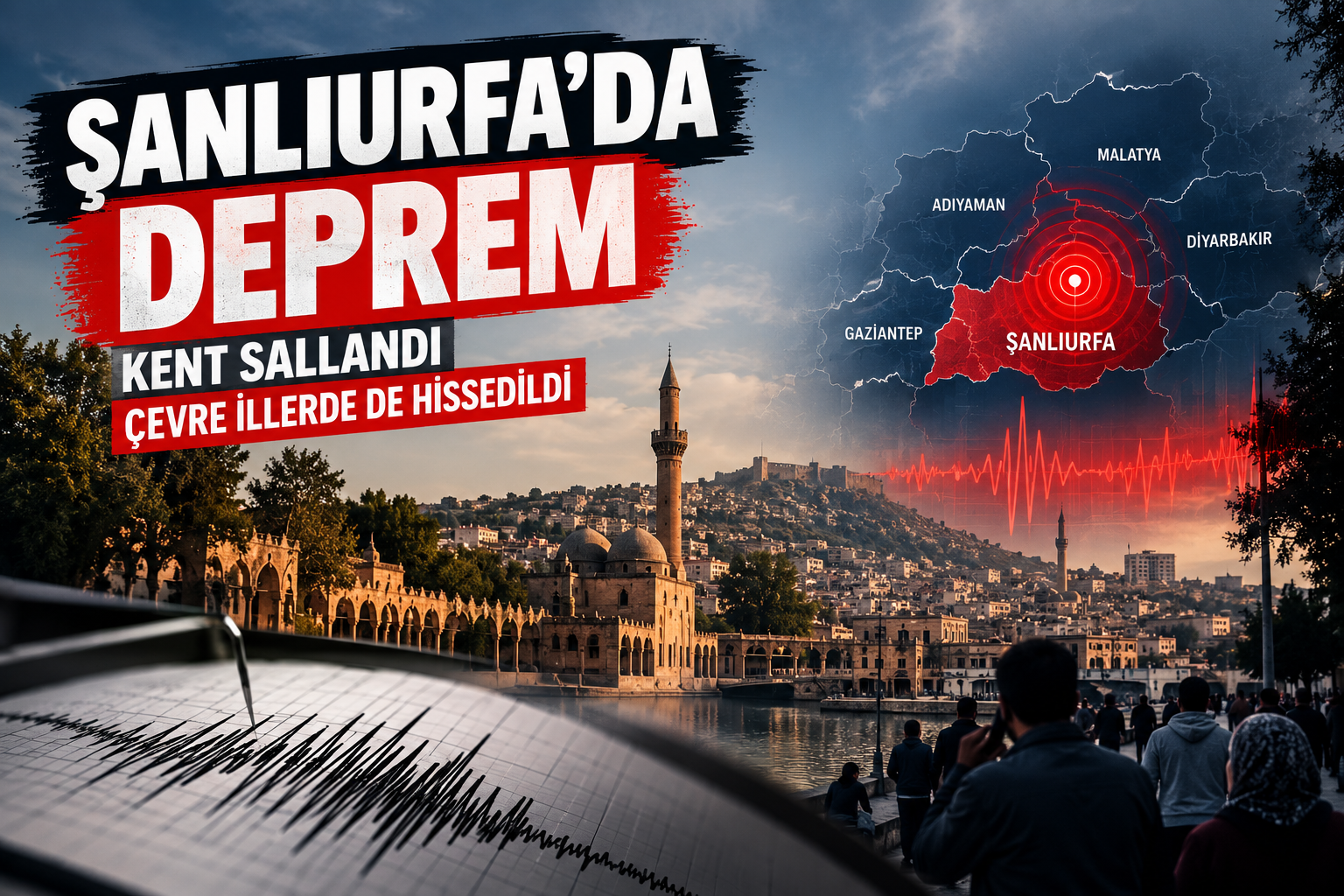 Şanlıurfa depremi kent sallandı