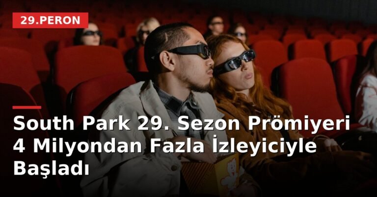 South Park 29. Sezon Prömiyeri 4 Milyondan Fazla İzleyiciyle Başladı