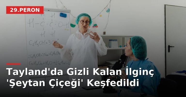 Tayland'da Gizli Kalan İlginç 'Şeytan Çiçeği' Keşfedildi