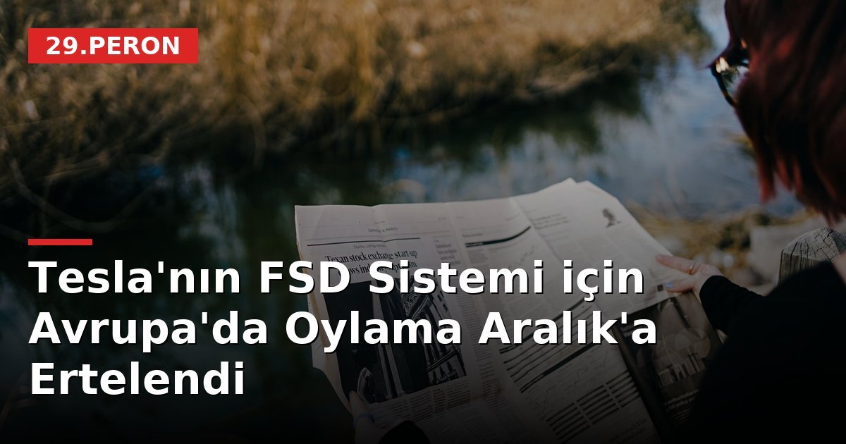 Tesla'nın FSD Sistemi için Avrupa'da Oylama Aralık'a Ertelendi