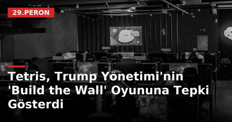Tetris, Trump Yönetimi'nin 'Build the Wall' Oyununa Tepki Gösterdi