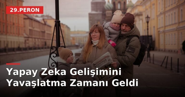 Yapay Zeka Gelişimini Yavaşlatma Zamanı Geldi