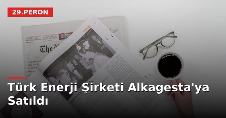 Türk Enerji Şirketi Alkagesta'ya Satıldı