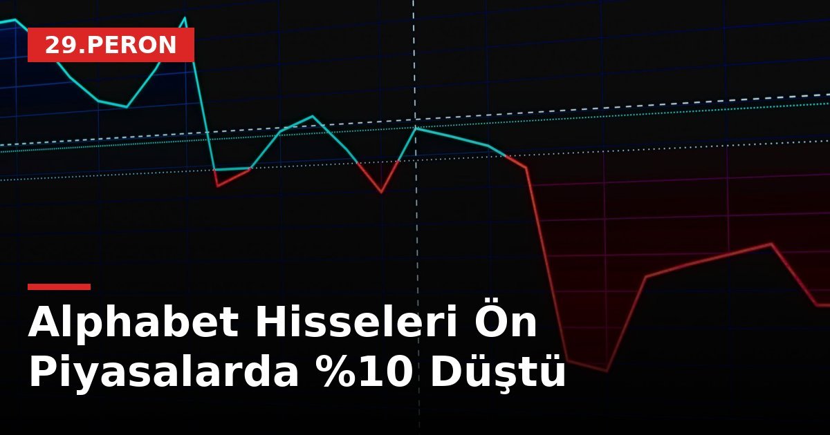Alphabet Hisseleri Ön Piyasalarda %10 Düştü