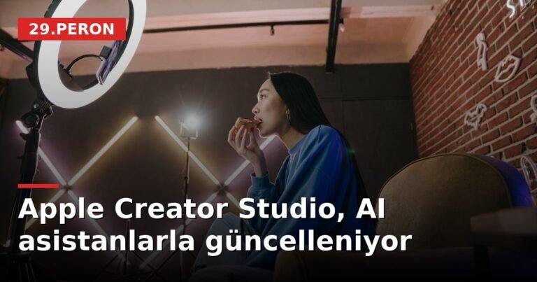 Apple Creator Studio, AI asistanlarla güncelleniyor