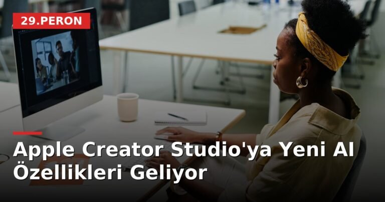 Apple Creator Studio'ya Yeni AI Özellikleri Geliyor
