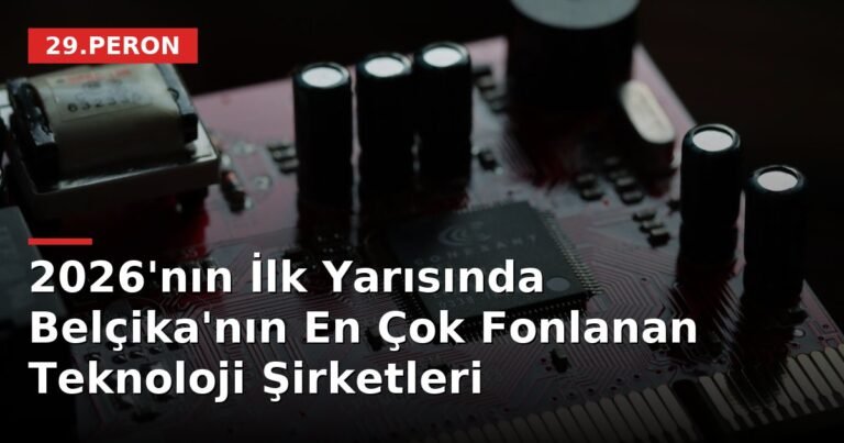 2026'nın İlk Yarısında Belçika'nın En Çok Fonlanan Teknoloji Şirketleri