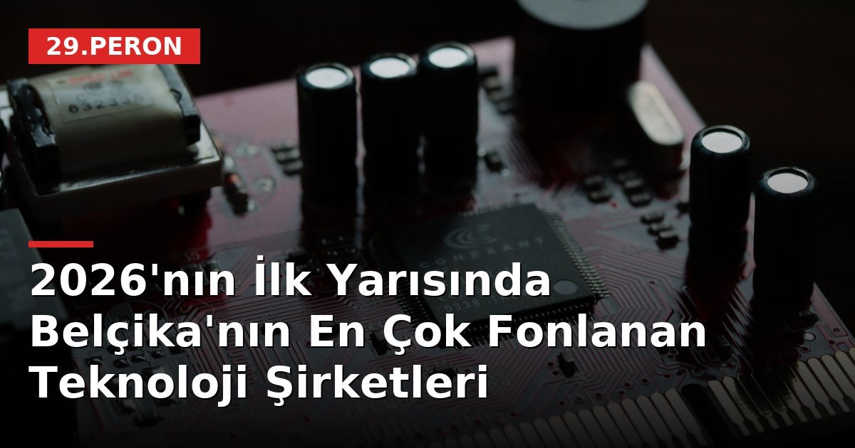 2026'nın İlk Yarısında Belçika'nın En Çok Fonlanan Teknoloji Şirketleri