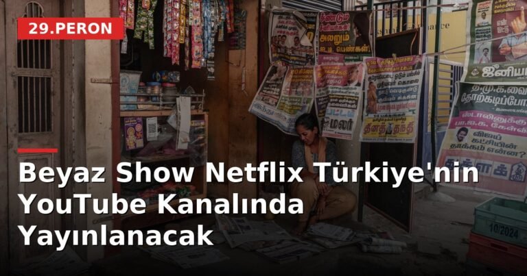 Beyaz Show Netflix Türkiye'nin YouTube Kanalında Yayınlanacak
