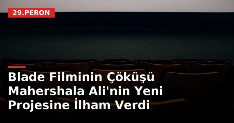 Blade Filminin Çöküşü Mahershala Ali'nin Yeni Projesine İlham Verdi