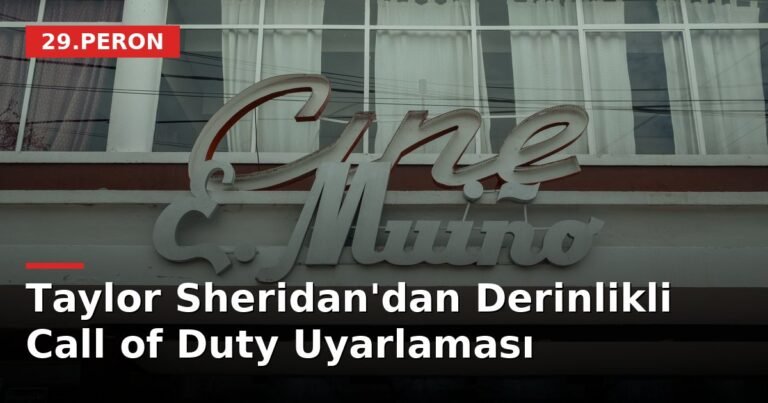 Taylor Sheridan'dan Derinlikli Call of Duty Uyarlaması