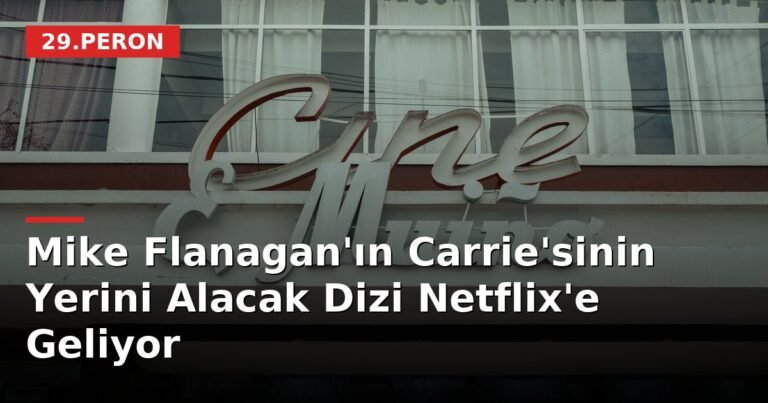 Mike Flanagan'ın Carrie'sinin Yerini Alacak Dizi Netflix'e Geliyor