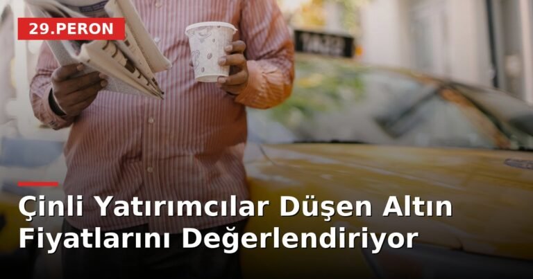 Çinli Yatırımcılar Düşen Altın Fiyatlarını Değerlendiriyor