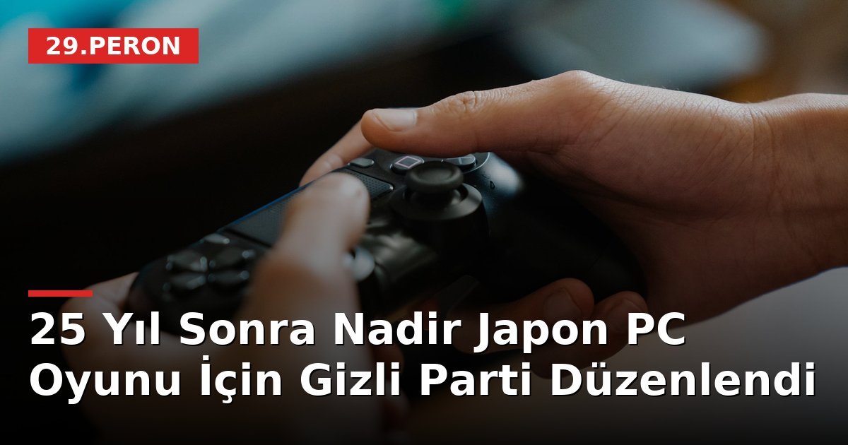 25 Yıl Sonra Nadir Japon PC Oyunu İçin Gizli Parti Düzenlendi