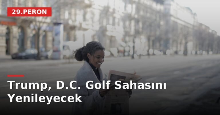 Trump, D.C. Golf Sahasını Yenileyecek