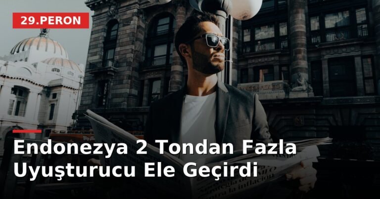Endonezya 2 Tondan Fazla Uyuşturucu Ele Geçirdi