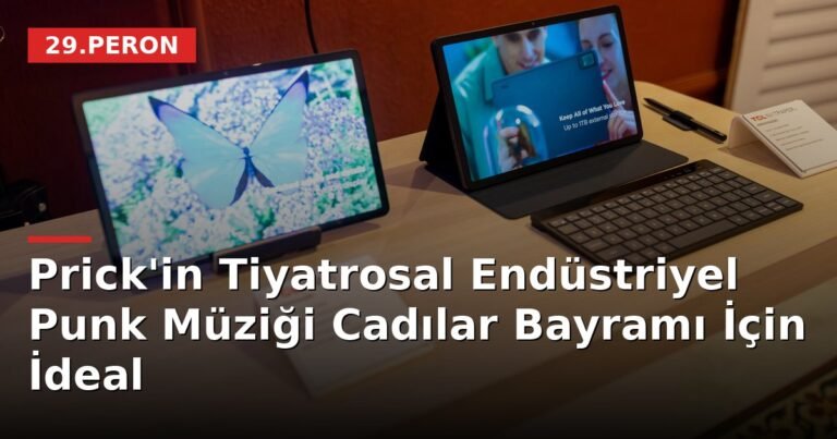 Prick'in Tiyatrosal Endüstriyel Punk Müziği Cadılar Bayramı İçin İdeal