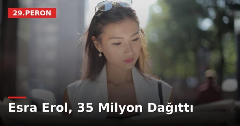 Esra Erol, 35 Milyon Dağıttı