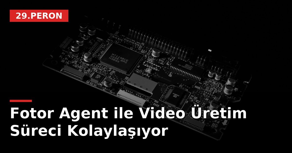 Fotor Agent ile Video Üretim Süreci Kolaylaşıyor