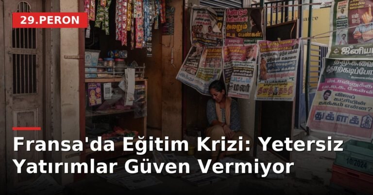 Fransa'da Eğitim Krizi: Yetersiz Yatırımlar Güven Vermiyor
