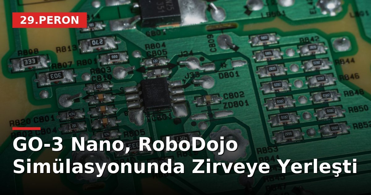 GO-3 Nano, RoboDojo Simülasyonunda Zirveye Yerleşti