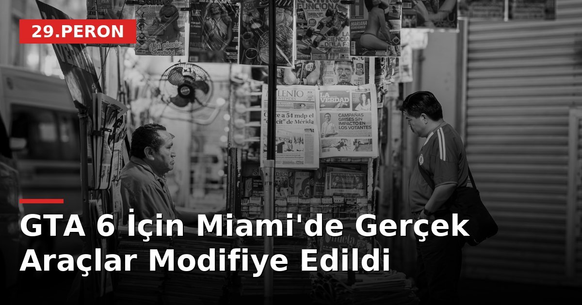 GTA 6 İçin Miami'de Gerçek Araçlar Modifiye Edildi
