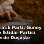 Demokratik Parti: Güney Kore'de İktidar Partisi Anketlerde Düşüşte