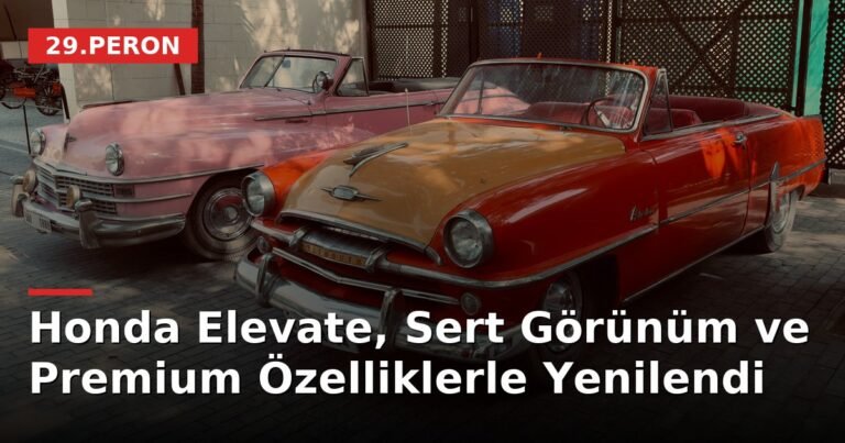 Honda Elevate, Sert Görünüm ve Premium Özelliklerle Yenilendi