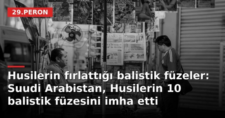 Husilerin fırlattığı balistik füzeler: Suudi Arabistan, Husilerin 10 balistik füzesini imha etti