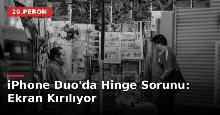 iPhone Duo'da Hinge Sorunu: Ekran Kırılıyor