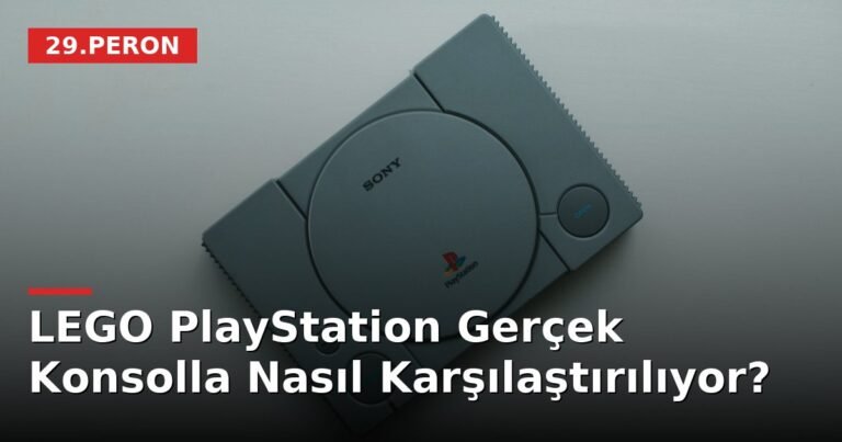 LEGO PlayStation Gerçek Konsolla Nasıl Karşılaştırılıyor?