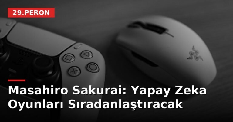 Masahiro Sakurai: Yapay Zeka Oyunları Sıradanlaştıracak