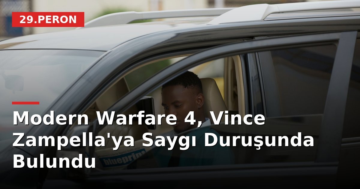 Modern Warfare 4, Vince Zampella'ya Saygı Duruşunda Bulundu