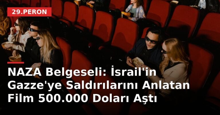 NAZA Belgeseli: İsrail'in Gazze'ye Saldırılarını Anlatan Film 500.000 Doları Aştı